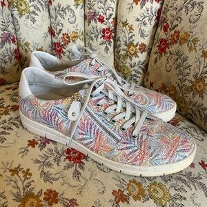 Remonte D 5800 Multicolour Sneaker Women’s Size 39 Pattern Zipper Summer Floral